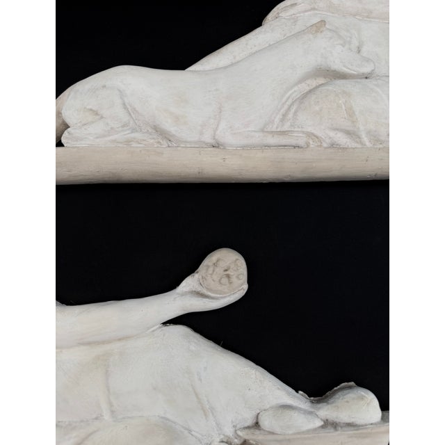 Early 20th Century Stucco Sculptures Depicting Nude Female Figures, Italy, 1920s, Set of 2 For Sale - Image 10 of 13