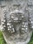 Mid 20th Century Pair of Weathered Neoclassical Cast Stone Garland & Lion Mask Planters - Charlotte Nc Estate For Sale - Image 5 of 11