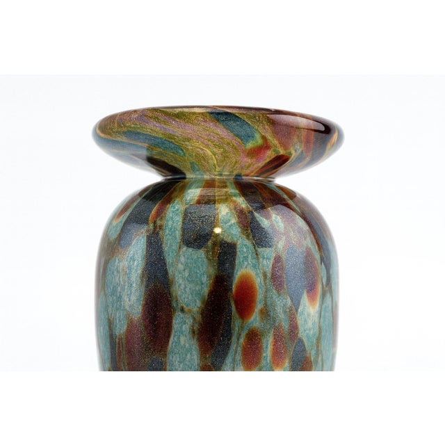 Abstract Paperweight Vase — David Mackey (1993) For Sale - Image 3 of 3