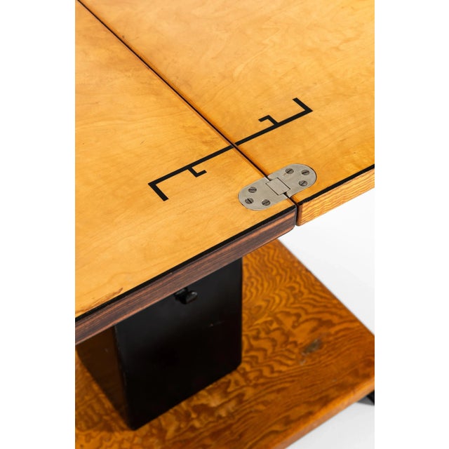 Wood Rosewood Model Ideal Dining Table by Otto & Bo Wretling, 1930s For Sale - Image 7 of 12