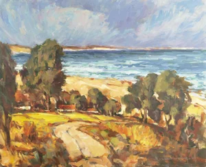 'The Elsinore Coast, Denmark' by Frederick Korburg, 1969