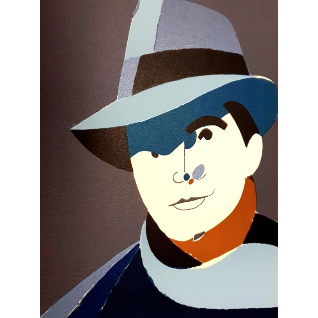 Eduardo Arroyo - Jean Moulin - Original Lithograph 1984 Conditions: excellent Edition: 495 Dimensions: 37,3 x 58 cm...