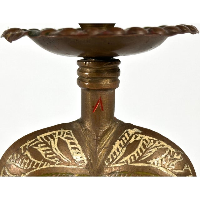 Mid Century Anglo-Indian Brass Cobra Candlestick Collection For Sale - Image 10 of 18