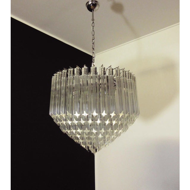 Murano Glass Chandelier, 1982 For Sale - Image 16 of 16