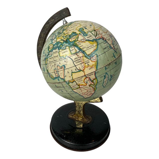 Vintage English Globe from Reliable Series, 1950s For Sale