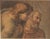 Early 19th century print on laid paper. Two apostles after Raphael (Raffaello Sanzio da Urbino). Good color. Some subtle...