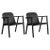Set of Valo Lounge Chair in Black by Made by Choice For Sale - Image 13 of 13