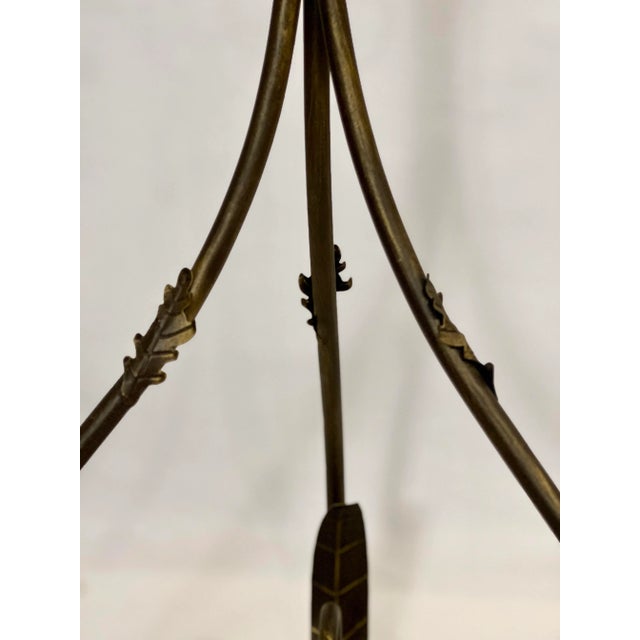 Metal Late 20th Century Iron Fireplace Tool Set For Sale - Image 7 of 12