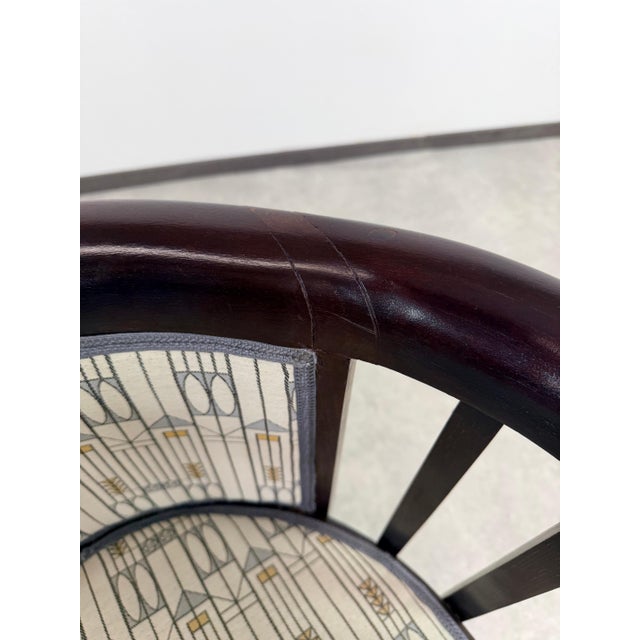 Secession No. 423 Fledermaus Armchair attributed to Josef Hoffmann, 1890s For Sale - Image 10 of 16