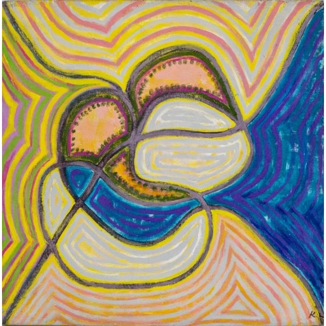 Kayo Lennar "Mr. & Mrs. Adam..." Oil on Canvas, Pair For Sale - Image 9 of 13