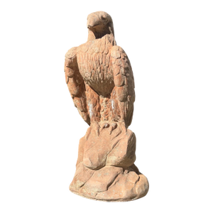 Tall Terracotta Eagle Garden Statue