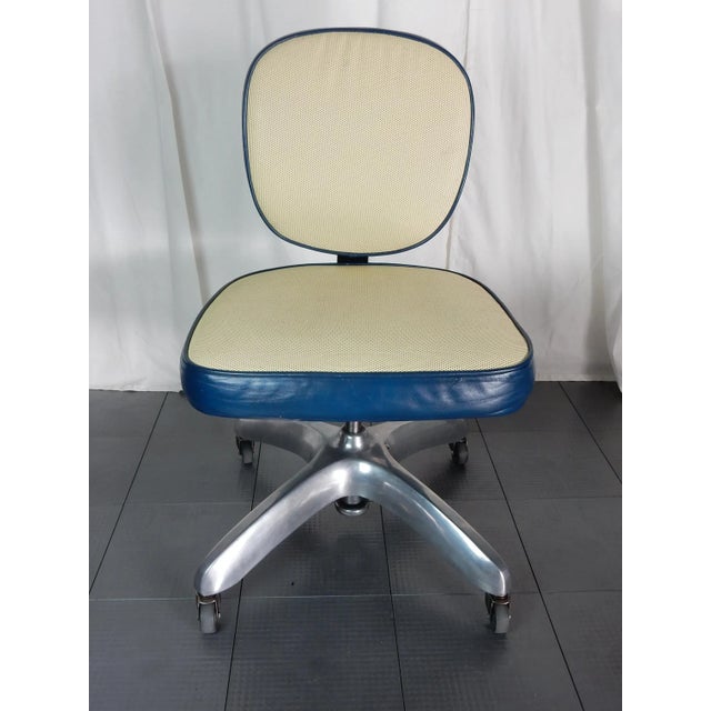 1930s Machine Age Polished Aluminum, Air Flow, Propeller Chair by Cramer For Sale - Image 11 of 11