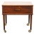 Mid Century Danish Modern Sewing Table Cart Sewing Rosewood Rolling Drawer Craft For Sale