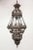 Moroccan Moroccan Moorish Filigree Metal and Clear Glass Lantern For Sale - Image 3 of 7