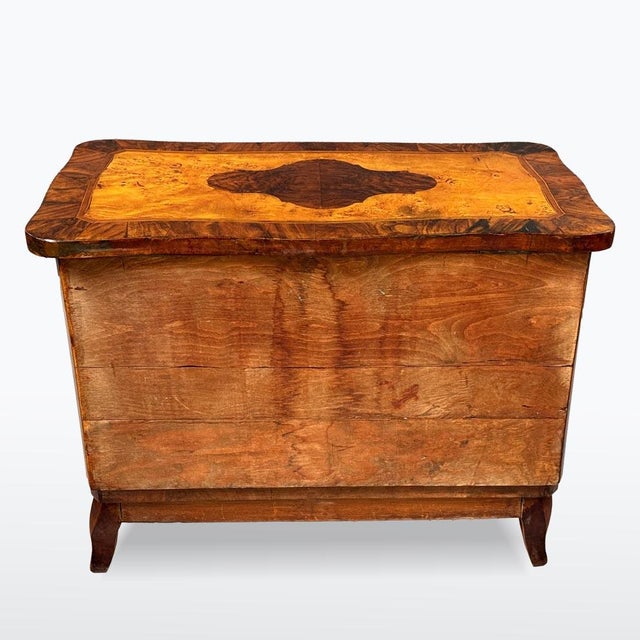Small Antique Neo-Baroque Style Chest, 1900s For Sale - Image 9 of 11