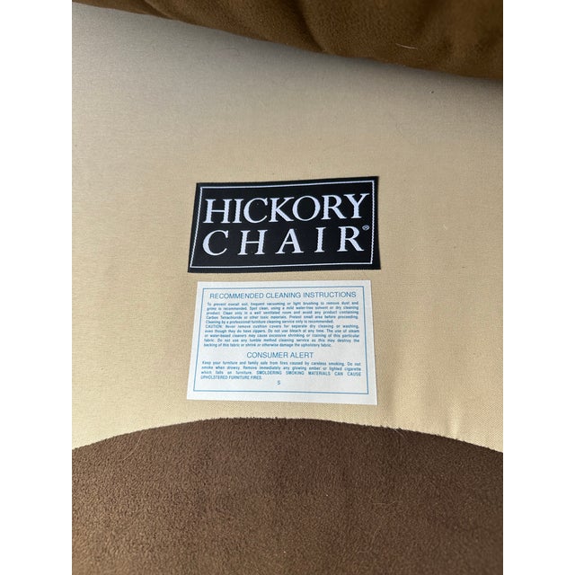 Traditional Hickory Chair Curved Setee’ For Sale - Image 3 of 4