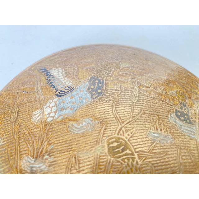 Cloisonné and Opaline Box with Colored Flowers For Sale - Image 4 of 12