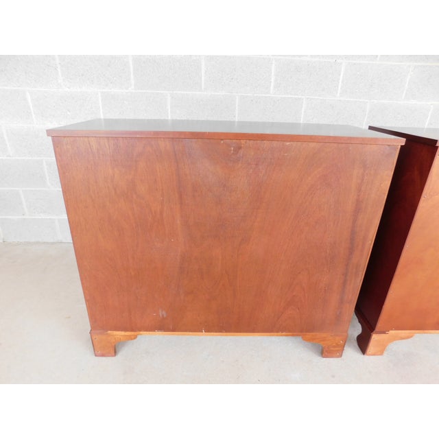 Kittinger Mahogany Georgian Style Storage Cabinets Servers - A Matching Pair For Sale - Image 14 of 15