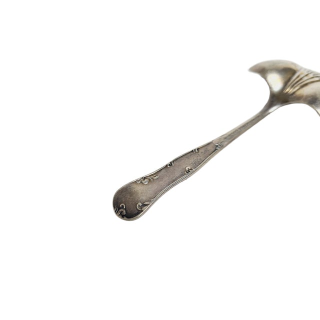 Metal Art Nouveau Style Sugar Bowl Spoon, 1920s For Sale - Image 7 of 11