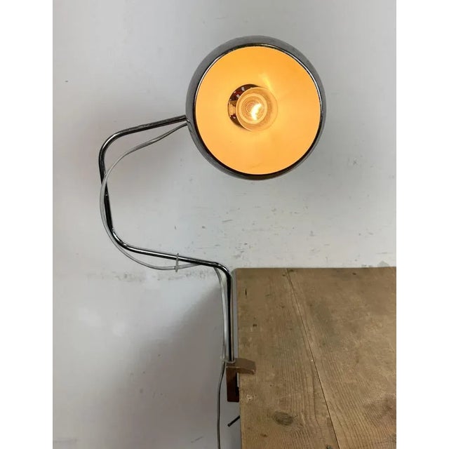 Industrial Brown Office Desk Lamp, 1970s For Sale - Image 13 of 14