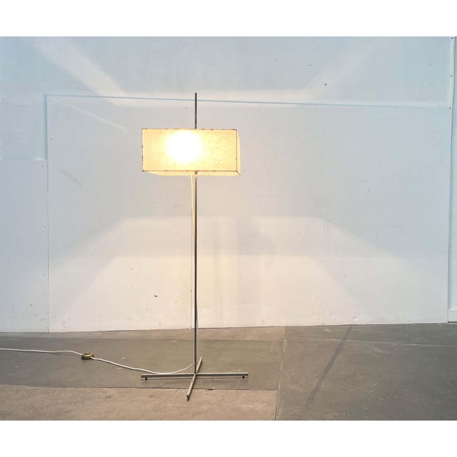 Silver Mid-Century Modern Swiss Floor Lamp, 1960s For Sale - Image 8 of 18