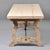 Late 19th Century Italian Bleached Oak Trestle Table With Wrought Iron Stretcher For Sale - Image 5 of 12