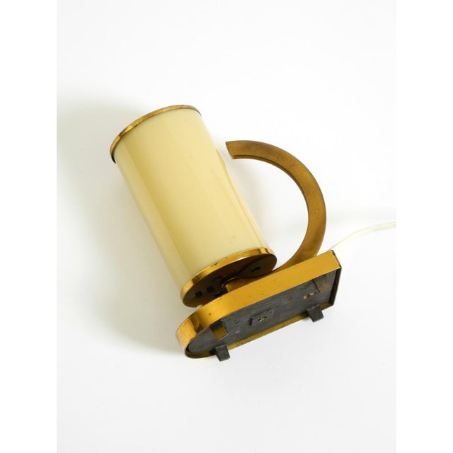 Brass Table Lamp with Opal Glass Shade, 1940s For Sale - Image 18 of 18