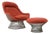 Set of Lounge Chair and Ottoman attributed to Warren Platner for Knoll International, 1960s For Sale