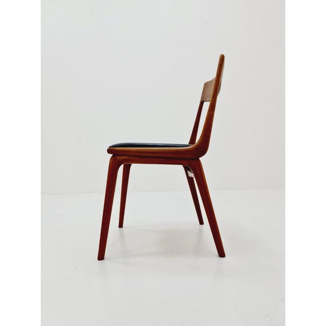 Danish Teak Dining Chair by Alferd Christensen for Slagelse, 1950s For Sale - Image 4 of 11