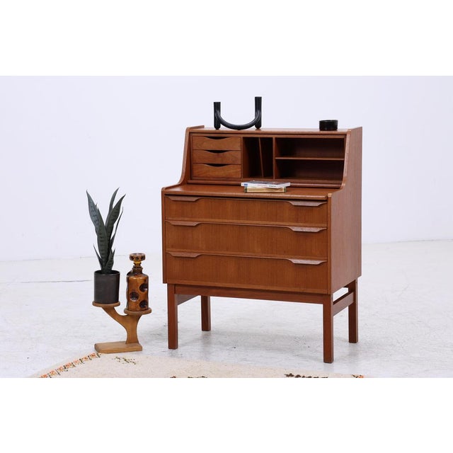 Vintage Teak Secretaire, 1960s For Sale - Image 3 of 18