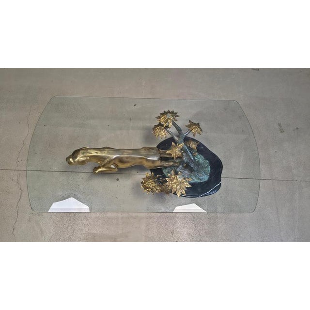 Brass Jaguar Coffee Table, 1970s For Sale - Image 4 of 14