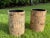Vintage Egyptian Revival Paper-Covered Wastebaskets | Pair For Sale - Image 9 of 12