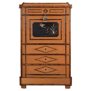 French Chinoiserie Secretaire, 1920s