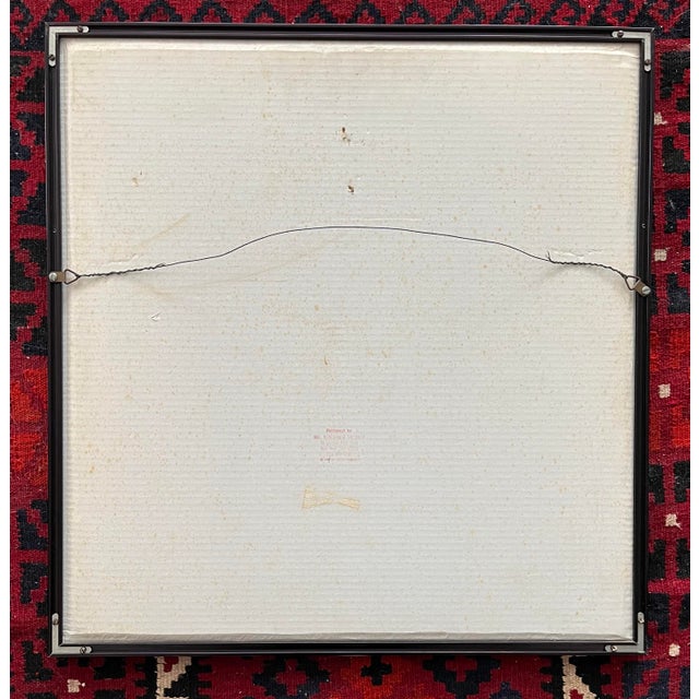 This lush art photo of a beach coastline hails from the 1980s. Sensual color and composition, signed lower left. From an...