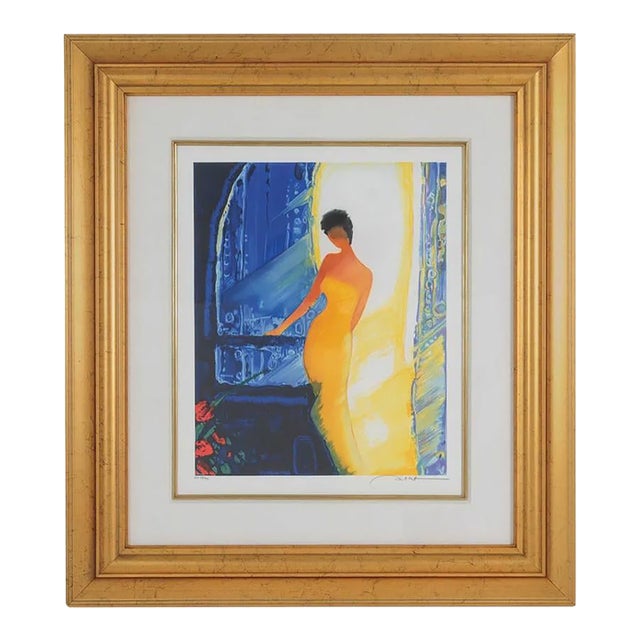 Emile Bellet (French, 1941-2022) Original Limited Edition Lithograph Signed #'D Finely Framed For Sale