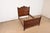 R. J. Horner & Co. Antique Victorian Carved Oak Full Size Bed, Circa 1890s For Sale - Image 4 of 14