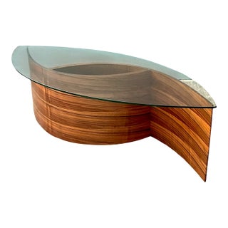 Vintage Hand Made Cyclone Coffee Table For Sale