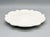 1990s White Ceramic Oyster or Luncheon Plate – Coastal Contemporary Tabletop For Sale - Image 9 of 11