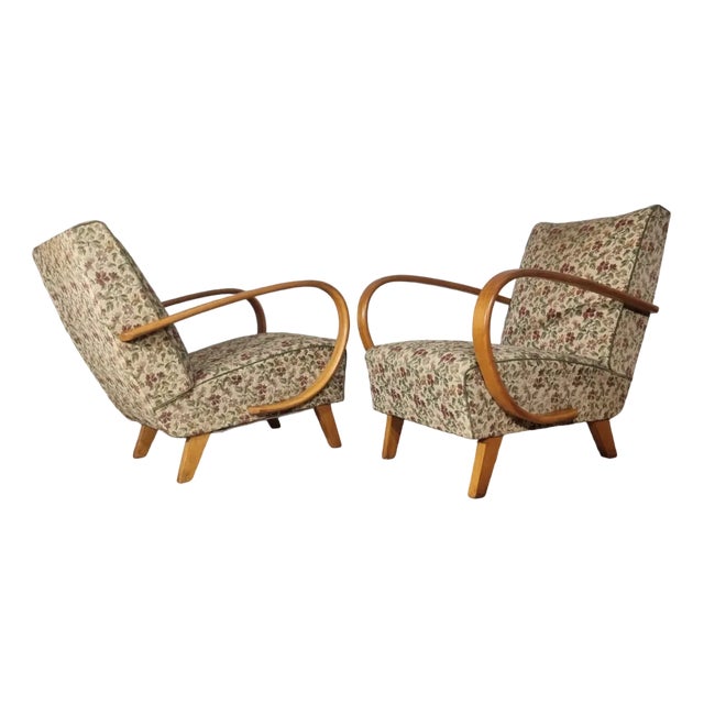 Art Deco Armchair by Jindrich Halabala For Sale