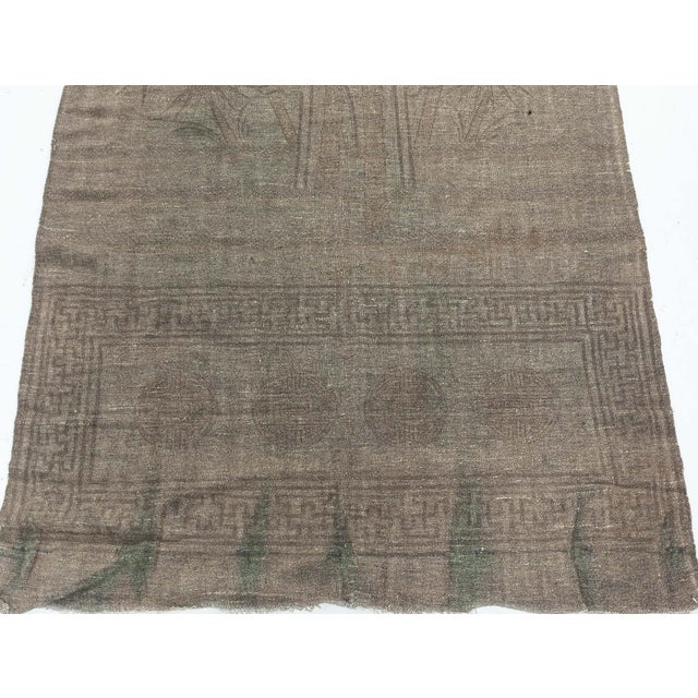 Traditional Doris Leslie Blau Vintage Kilim Runner with Subtle Bamboo Motif For Sale - Image 3 of 7