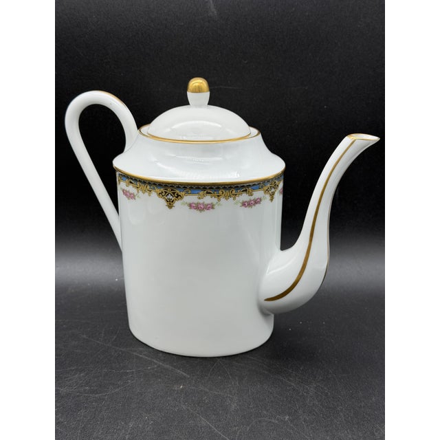 Limoges Porcelain Tea Set, 1950s, Set of 15 For Sale - Image 11 of 14