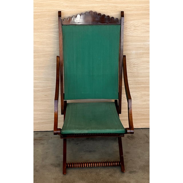 Pair of Old Hickory Style Wooden Low Armchairs For Sale - Image 4 of 12