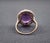 16.00 Ct Vintage Amethyst & Diamond Ring Size 7.5 For Sale In Chicago - Image 6 of 8