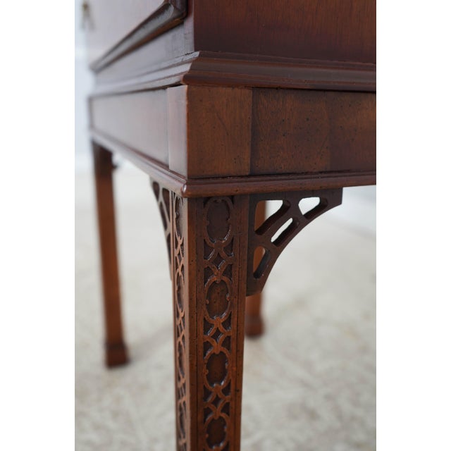 Hickory Chair Burl Wood Banded Silver Chest For Sale - Image 13 of 16
