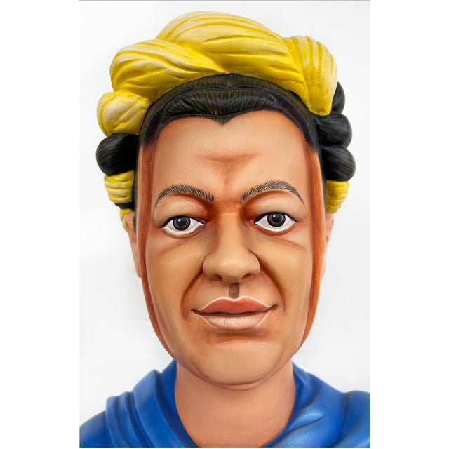 1990s Sergio Bustamante 'Homenage a Frida Kahlo', Rare Life-Size Sculpture 15/25 For Sale - Image 9 of 17