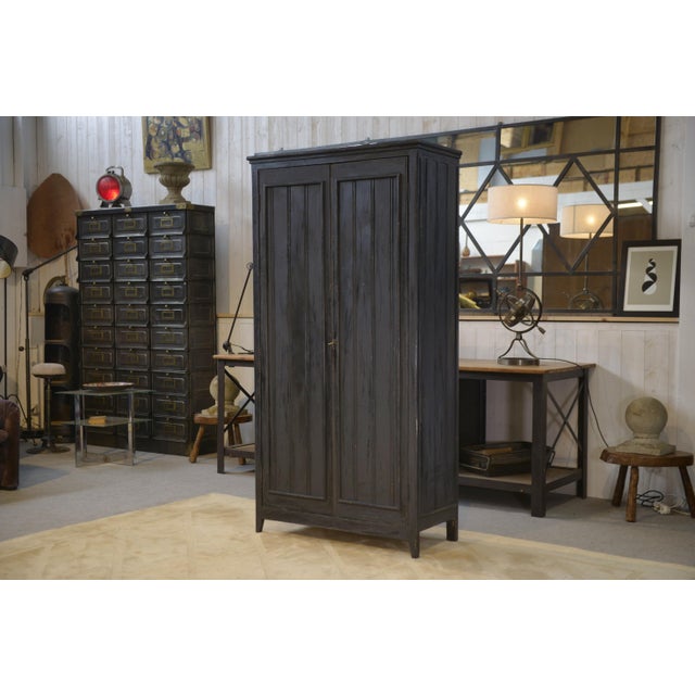 Vintage Patinated Wardrobe, 1950s For Sale - Image 15 of 15
