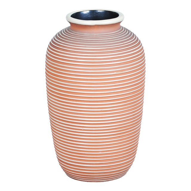Mid-Century Vase in Ceramic, Czech, 1940s For Sale