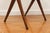 Brown 1950s Set of Four Italian Mid Century Dining Chairs For Sale - Image 8 of 9