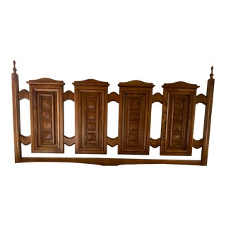 1971 Mediterranean-Style King Size Headboard For Sale