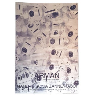 Arman, Accumulation of Telephones, Original Screenprint, 1986 For Sale